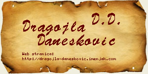 Dragojla Danesković vizit kartica